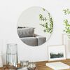 vidaXL Wall Mirror Round &Oslash; 40 cm Tempered Glass