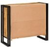 vidaXL Sideboard Brown 80 x 33 x 70 cm Solid mango wood