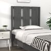 vidaXL Bed Headboard Grey 80.5x4x100 cm Solid Wood Pine