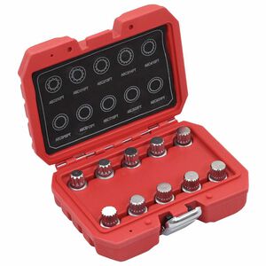 vidaXL 10 Piece Locking Wheel Nut Key Set for VW