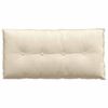 vidaXL Back Pillow Cream 100 x 50 cm Corduroy Fabric