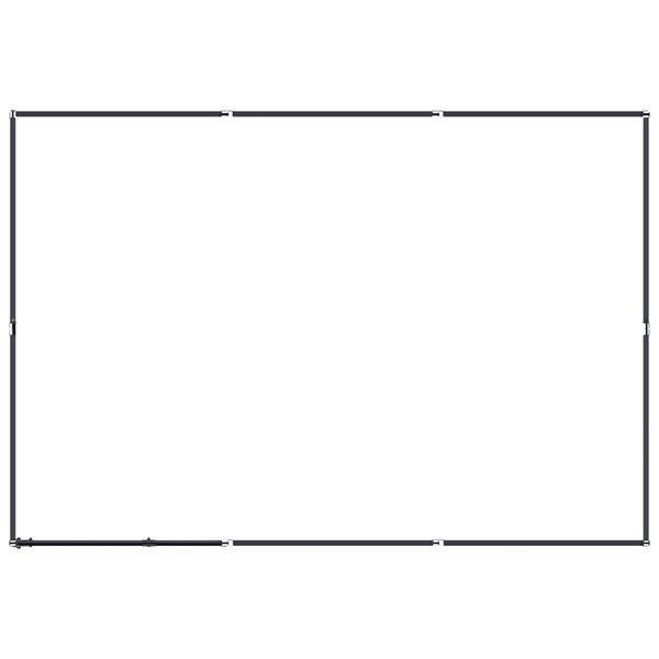 vidaXL Outdoor Dog Kennel Steel 5.53 m²