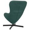 vidaXL Egg Chair Dark Green 63 x 73 x 90 cm Velvet