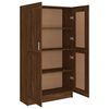vidaXL Book Cabinet Brown Oak 82.5x30.5x150 cm Engineered Wood
