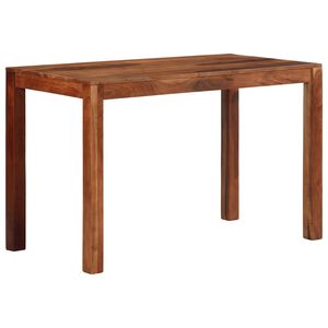 vidaXL Dining Table 120x60x76 cm Solid Wood Acacia