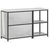 vidaXL Kitchen Storage Set with Shelf 2 pcs Silver Galvanised Steel