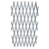 vidaXL Trellis Fences 5 pcs Solid Firwood 180x90 cm Grey