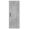 vidaXL Highboard Concrete Grey 34.5x34x180 cm Engineered Wood