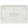 vidaXL Coffee Table White 67x50x44 cm Steel