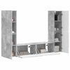 vidaXL TV Cabinet Set 6 pcs Concrete Grey Engineered Wood