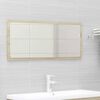 vidaXL Bathroom Furniture Set Sonoma Oak Engineered Wood