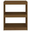 vidaXL Book Cabinet/Room Divider Honey Brown 60x30x71.5 cm Wood Pine