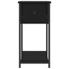 vidaXL Bedside Cabinets 2 pcs Black 30x60x60 cm Engineered Wood