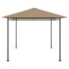 vidaXL Gazebo 384x281x270 cm Taupe 180 g/m²