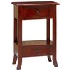 vidaXL Console Table Brown 50 x 29.5 x 76 cm Solid Mahogany Wood