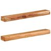 vidaXL Wall Shelves 2 pcs 100x17x8 cm Solid Wood Acacia