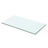 vidaXL Shelves 2 pcs Panel Glass Clear 50x20 cm