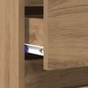 vidaXL Bedside Cabinet Artisan Oak 45 x 35 x 44 cm Engineered Wood