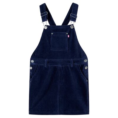 Kids' Overall Dress Corduroy Navy 92