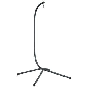 vidaXL Hanging Egg Chair Stand without Basket Anthracite Steel (Only Standing Base)
