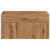 vidaXL 4 Piece Bathroom Furniture Set Artisan Oak Engineered Wood