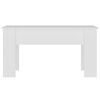 vidaXL Coffee Table White 101x49x52 cm Engineered Wood