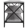 vidaXL TV Cabinet Grey Sonoma 160x40x50 cm Engineered Wood