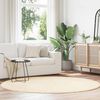 vidaXL Shaggy Rug High Pile NAVARRA Cream 200x200 cm Polyester