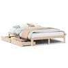vidaXL Bed Frame with Drawers without Mattress 140x200 cm