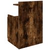 vidaXL Bedside Cabinets 2 pcs with 2 Drawers Smoked Oak 40x36.5x62 cm