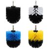 vidaXL Car Brush Set Multicolour Poly Rattan