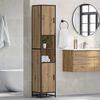 vidaXL Bathroom Furniture Set Artisan Oak 35 x 37.5 x 188.5 cm