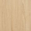 vidaXL Bathroom Cabinet Sonoma Oak 30x30x190 cm Engineered Wood