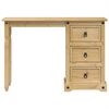 vidaXL Dressing Table Corona 110x47x75 cm Solid Wood Pine