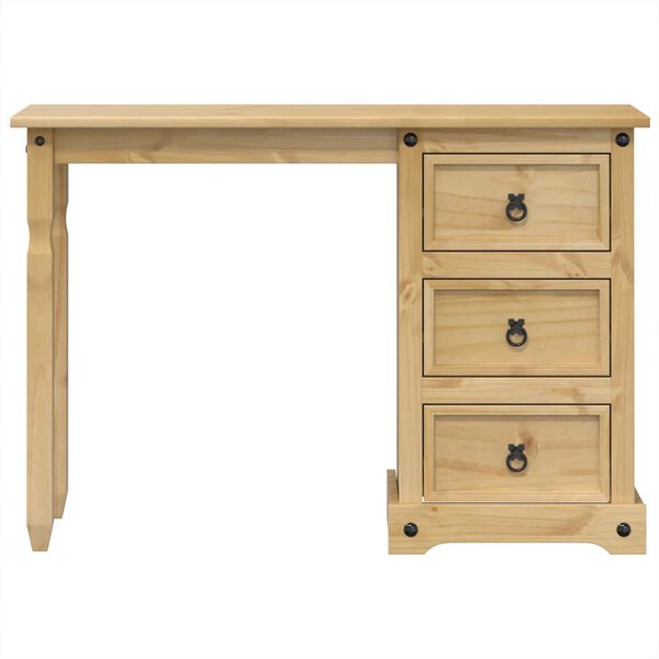 vidaXL Dressing Table Corona 110x47x75 cm Solid Wood Pine