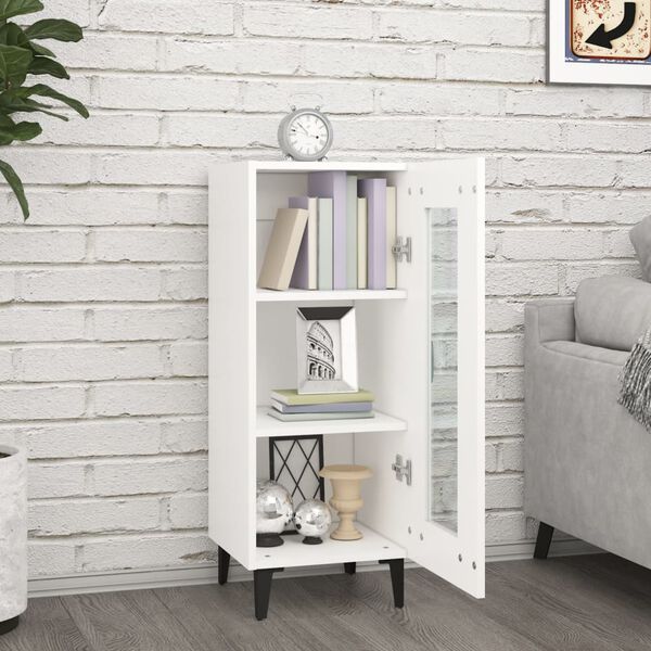vidaXL Sideboard White 34.5x34x90 cm Engineered Wood