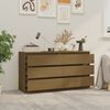 vidaXL Bedside Cabinets 2 pcs Honey Brown 60x36x64 cm Solid Pinewood