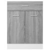 vidaXL Drawer Bottom Cabinet Lyon Grey Sonoma 60x46x81.5 cm Engineered Wood