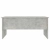 vidaXL Coffee Table Concrete Grey 102x50.5x46.5 cm Engineered Wood