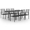 vidaXL 7 Piece Garden Dining Set
