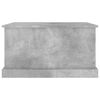 vidaXL Storage Box Concrete Grey 70x40x38 cm Engineered Wood