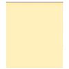 vidaXL Roller Blind Blackout Yellow 130x150 cm Fabric Width 126.6 cm Polyester