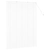 vidaXL Window Blind with Curtains Manual White Aluminium