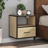 vidaXL Wall-mounted Bedside Cabinet Sonoma Oak 40x31x39.5 cm