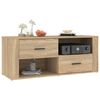 vidaXL TV Cabinet Sonoma Oak 100x35x40 cm Engineered Wood