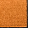 vidaXL Doormat Other Orange and Black 120 x 300 cm Polyamide and PVC