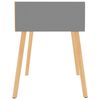 vidaXL Bedside Cabinet Grey 40x40x56 cm Engineered Wood