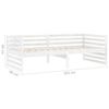 vidaXL Day Bed without Mattress White Solid Wood Pine 90x200cm