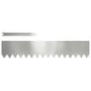 vidaXL Lawn Edging 30 pcs Silver 100 x 0.05 x 20 cm Galvanised Steel
