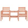 vidaXL Garden Bench with Table 2-Seater Solid Wood Douglas